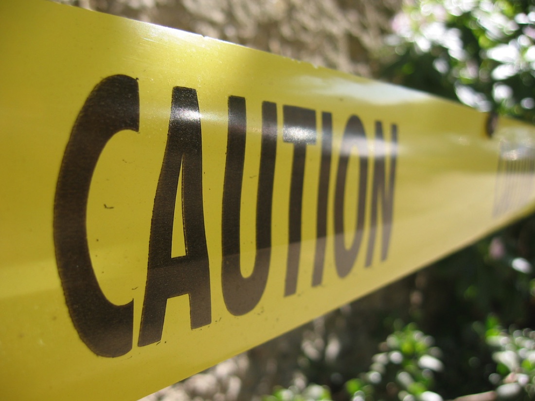 Custom printed caution barricade tape