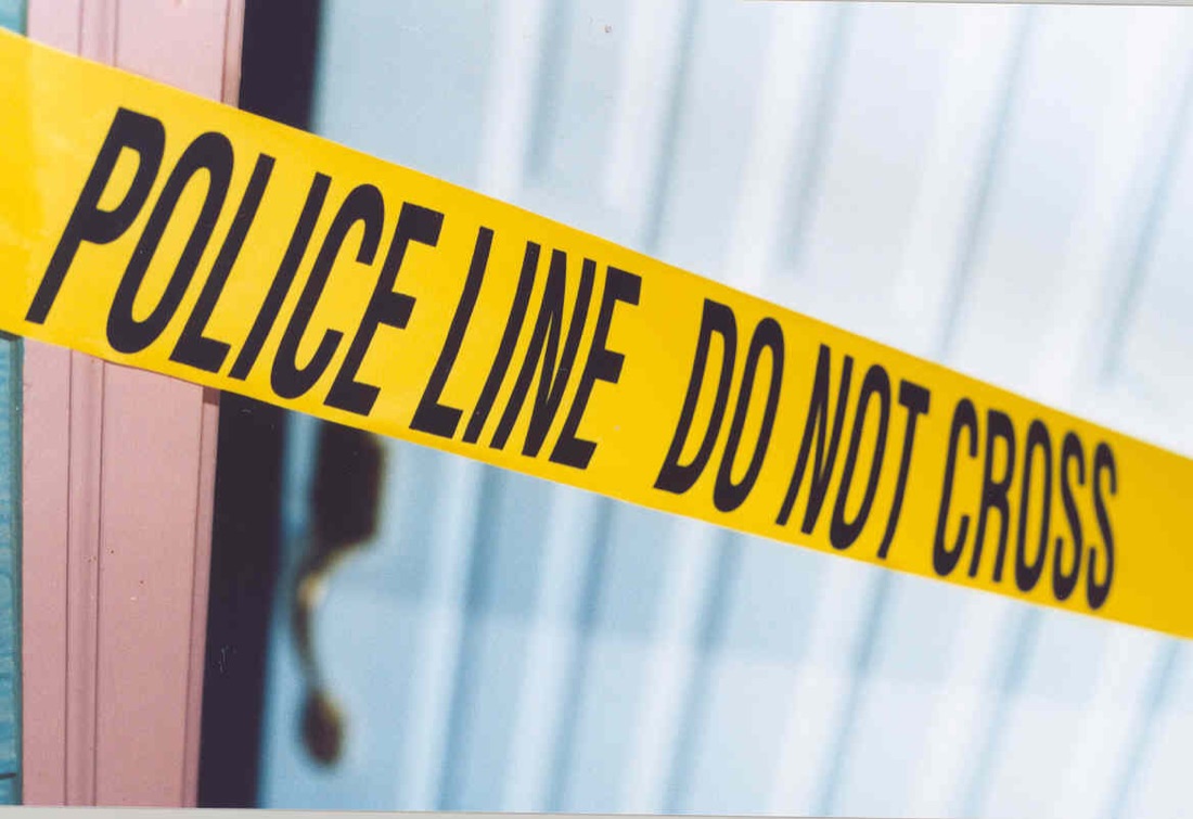 Custom printed police line barricade tape