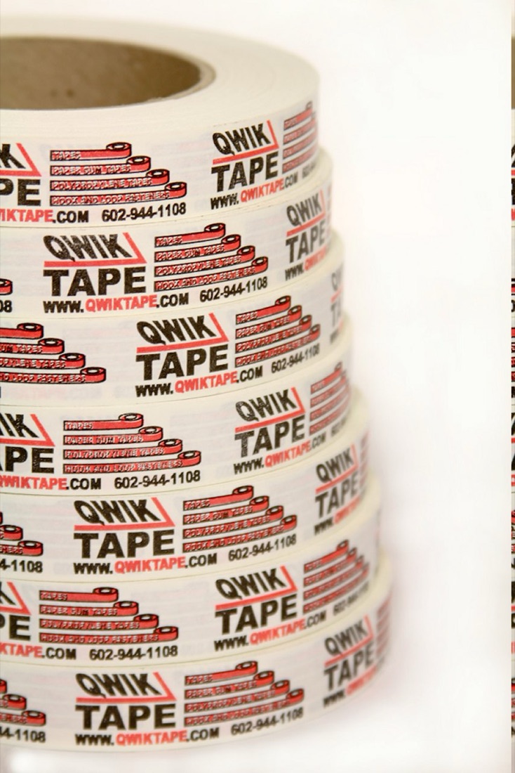 Custom printed packing tape roll