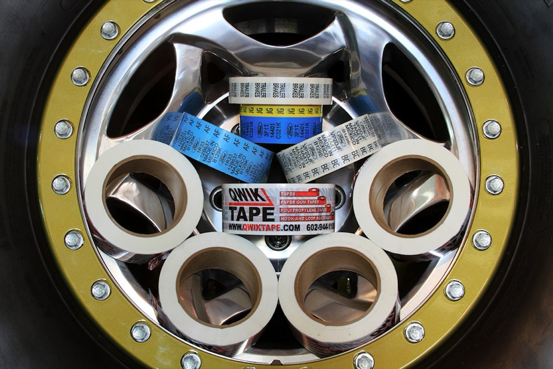 Custom printed tape rolls